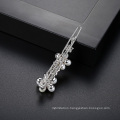 Luxury Freshwater Pearls Flower CZ Bridal Hair Clips Hair Accessories